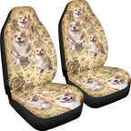 Car Seat Covers Set of 2, Seat Protector for Car Front Seat,Universal Auto Print Seat Covers for Cars SUV Trucks(Dog 81)