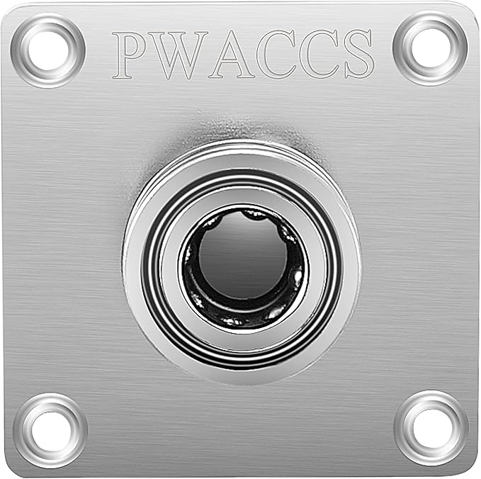 PWACCS Pressure Washer Foam Cannon Holder, 1/4" Quick Connect Automatic Foam Cannon Mount, Stainless Steel Pressure Washer Nozzle Tip Holder, Pressure Washer Accessories Storage Rack 2 Pack