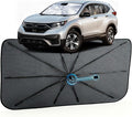 Car Windshield Sun Shade for Honda CRV 2017-2022 –[Reflective Coated Fabric] Sunshade Umbrella for Front Window, Car Shades Sun Visor Keep Car Cool and Protects Interior, 1:1 Exact Fit