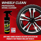 DURA-COATING TECHNOLOGY Wheely Clean - Professional Wheel Cleaner Spray - Ready-to-Use Tire Cleaner and Rim Cleaner - Suitable for Aluminum, Chrome, or Clear-Coated Wheels - Removes Brake Dust - 16 oz