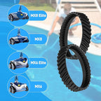 Funmit 4 Pack R0526100 Track (Upgraded Version) Pool Cleaner Wheel Tire Compatible with Zodiac Baracuda MX8 / MX6 Elite In-Ground Pool Cleaner- Made of Heavy-Duty Rubber, Increases Part Life by 50%