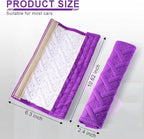 JUSTTOP 2-Pack Universal Car Seat Belt Pads Cover for A More Comfortable Driving, Seat Belt Shoulder Strap Covers Harness Pad for Car Interior Accessories(Purple)