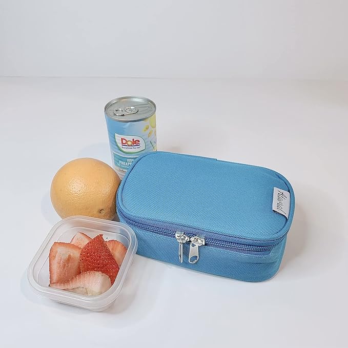 Mini Insulated Snack Bag, Lunch tote, Insulin Bag (purple)