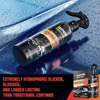 Graphene Ceramic Coating for Cars (17oz) - 12H Ceramic Spray Coating - 24+ Months of Long Lasting Protection - Ultra High Gloss & Shine - Unmatched Slickness - Extremely Hydrophobic