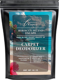 Lapew Hibiscus Island Carpet Deodorizer Powder - Pet Safe Freshener for Vacuuming | Scented Odor Eliminator for Home | 36 oz