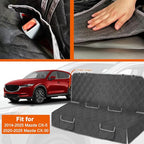 Dog Car Seat Cover Compatible with 2014-2025 Mazda CX-5 2020-2025 Mazda CX-30, Waterproof Pet Bench Seat Cover for Back Seat, 600D Heavy Duty Scratch Proof Nonslip Truck Seat Covers for Dogs