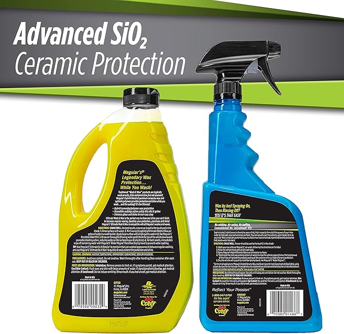 Meguiar's G55163 Premium Wash & Hybrid Ceramic Wax Kit
