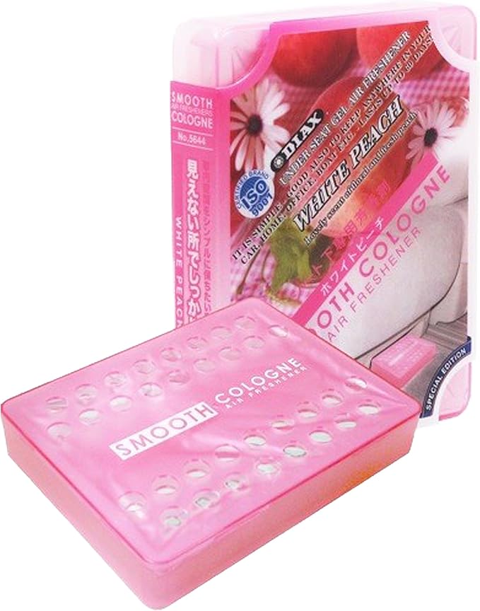 2-pack Home/office/Car/auto Smooth Cologne White Peach Scent Luxury Air Freshener JDM Genuine Diax Japan