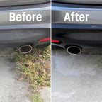 Plastic Restorer for Long-Lasting, Deep Black Results – Restores Faded Plastic, Rubber & Vinyl with UV Protection, Non-Greasy Formula + Foam Applicator, 8oz