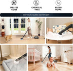 Heavy-Duty Steam Cleaner - 1500W Multipurpose Handheld Floor Steamer with 22 Accessories 16ft Cord for Home, Car Detailing, Tile, Grout, Carpet, Wallpaper, Upholstery, Window, Deep Cleaning