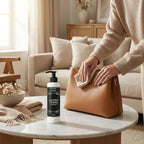 LEATHER VILLAGE Leather Cleaner and Conditioner for Car Seats, Furniture & Couch 2-in-1 Leather Care Kit with Wipe Cloth – Non-Toxic Stain Remover & Protectant for Shoes, Purse, Jacket, Bag | 11 oz