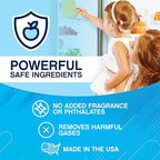 NonScents Refrigerator Deodorizer – Odor Eliminator for Fridge & Freezer – Outshines Baking Soda & Deodorizer with Activated Charcoal – Unscented & Long-Lasting, Freshen Refrigerator
