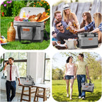 Insulated Cooler Bag Soft Cooler Bag for Men/Women with Shoulder Strap, Leakproof for Camping, Travel, Picnic, Work (30L)