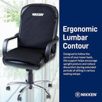 KenkoSeat Back Support for Chair II for Nikken - Office Chair Back Support Pad for Proper Posture - Car Lumbar Support - Back Support for Car Seat Driver - Desk Chair Back Support for Office Chair