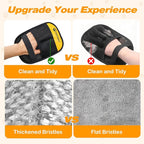 Pet Hair Removal Glove for Cats Dogs, Washable Reusable Animal Fur Removal Tool, Hair Retention Powerful Cat Grooming Gloves for Couch, Furniture, Carpet, Car Seat, Ease of Use