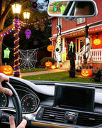 Car Air Freshener Hanging, 6Pcs Horror Knife Halloween Tree Decorations, Horror Movie Gifts, Halloween Air Freshener Car Decor, Scented Rearview Mirror Pendant, Halloween Gifts for Men Women
