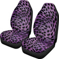 Car Seat Covers Protector Cushion for Women Men Girls Boys, Purple Leopard Print Design Car Interior Cover
