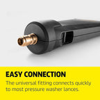 Kärcher eco!Booster Pressure Washer Nozzle - Universal 1/4" Quick Connect Nozzle for 50% More Cleaning Power on Cars, Fences, and Patio Furniture