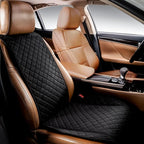 IVICY Faux Suede Front Car Seat Cover – Durable, Non-Slip Seat Protector for Cars – 1 Unit, Black