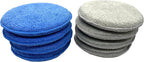 8-Pack 5" Microfiber Wax Applicator Pads & Professional Car Wax Applicator, Foam Polishing Pads for Car Fine Polishing & Cleaning