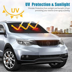 Red Eyes Car Windshield Sun Shade Foldable Sunshade Front Window Cover Sun Visor Protector Accessories (59x27.5 inches)