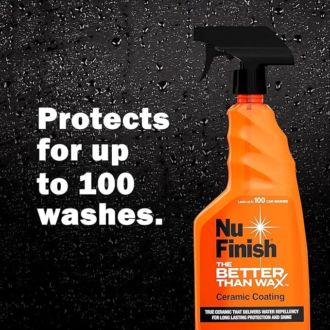 Nu Finish Exterior Finish Detailing Kit, Car Care Kit Protects Car Exterior, Includes Nu Finish Scratch Doctor Car Scratch Remover, Better Than Wax Ceramic Coating and Once A Year Car Polish, 3 Count