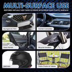 Plastic Trim Restorer – Long Lasting UV Protection Restores Like New, Prevents Fading & Cracking – Easy Application with Applicator for Car Interior & Exterior Bumpers, Vinyl, Rubber – 5oz/150ml