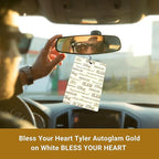Worldwide Nutrition Tyler AutoGlam Car Air Fresheners - 3 Pack Bless Your Heart Scent - Multi Purpose Key Chain