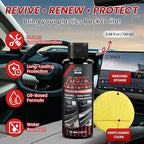 Plastic Restorer for Cars, Black Trim Restorer for Faded Plastic, Vinyl & Rubber, Long-Lasting UV Protection, Restores Deep Black Shine, Car Exterior & Bumper Trim Restorer, 3.38 fl oz