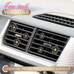 6 Pieces Daisy Car Decoration Flower Air Vent Clip Air Conditioning Outlet Clip Car Air Freshener Clip Car Interior Decor Charm Colorful Interior Accessories for Girls Women