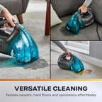 Hausmeister Hydroflex Portable Carpet Cleaner Machine, Upholstery Cleaner Machine for Couch, Car Seats & Pet Stains, 500W Powerful Handheld Deep Cleaner with 3 Brush Heads