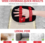 2PCS Pet Hair Removal Glove for Dogs&Cats,Upgraded 5-Finger Electrostatic Magic Brush Reusable Pet Hair Remover Glove for Laundry,Carpets,Sofa Gaps and Car Seats(Red)