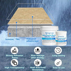 Invisible Waterproof Agent 500g(18oz), Wall Bathroom Roof Waterproof Coating, Transparent Repairing Leak Sealant for Indoor & Outdoor