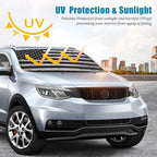 American Flag Car Windshield Sun Shade Foldable Sunshade Front Window Cover Sun Visor Protector Accessories (59x27.5 inches)