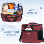 Lifewit Cooler Bag 30/50/60 Cans Collapsible and Insulated Large Lunch Bag Leakproof Soft Cooler Portable Tote for Camping/BBQ/Family Outdoor Activities