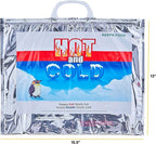 Superio Hot and Cold Insulated Bags for Food Delivery, Grocery Shopping Bags, Food Storage for Hot and Frozen Food for Travel, Disposable Cooler Bag, Reinforced Thermal Lunch Bag (8, 15.5"x13")