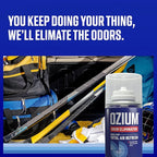 OZIUM® Air Freshener Odor Eliminator, 2oz Single Shot Total Air Refresh & Car Air Freshener – Original – 4 Pack
