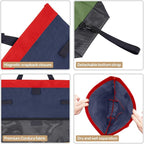 Living in a Bubble Wet Dry Laundry Bag – Portable Waterproof Laundry Hamper for RV, Campervan & Travel – Foldable Clothes Organizer with Separate Wet & Dry Compartments