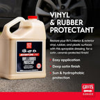 Griot's Garage Adventure Line Vinyl and Rubber Protectant for RVs, Campers, Trailers, Boats, ATVs, UTVs, Motorcycles, SiO2 Ceramic Restorer, 10874, One Gallon