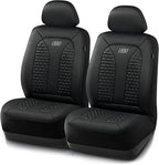 Skechers Memory Foam™ Car Seat Covers, Hexcomb Breathable Thick Seat Covers Black Two Front Seat Covers, Airbag Compatible, Automotive Comfort & Protection for Most Cars,Van,Trucks, SUVs (Black)