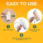 Pet Hair Remover for Furniture – Reusable Lint Roller and Pet Hair Removal Tool for Couch, Carpet, Bedding, Clothes, Car Seats – Multi-Surface Roller for Dog and Cat Fur