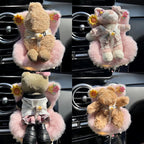 Car Air Freshener Vent Clip with Light Used for Jelly Cat Car Seat,Have A Seat Compatible with Fuggler Accessories (Battery Type-Purple) s (USB Type-Pink)