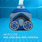 2 Pack R0526100 Pool Cleaner Tire Track Replacement for MX8 Elite, MX6 Elite, MX8, Mx6 Pool Cleaner Tire Track