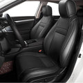 AOMSAZTO Custom Fit Seat Covers for Honda Civic Hatchback 2022 2023 2024 Sport/LX &Hatchback Hybrid Sport 2025 Full Set Faux Leather Seat Covers Black