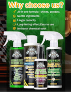 Kingvo Car Leather Conditioner and Car Window Cleaner, Leather Protector Care for Couch Auto Seats,Shower Glass Windshield Washer Fluid Window Tool