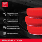 Griot's Garage 3” Red Foam Waxing Pads for Car Detailing, Polishing and Buffing Pads for Use with Waxes and Sealants, 11263, Set of 3