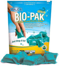 Walex Bio-Pak Black Holding Tank Deodorizer & Waste Digester Drop-Ins - Advanced Enzyme Formula for Rapid Breakdown of Waste & Paper, Removes Odors & Cleans Tank, Ocean Mist, 10-Pack
