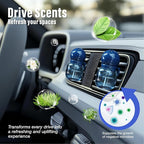 Cute Car Air Freshener 2 Pack, Lightbulb-Shaped Car Fresheners, Automotive Vent Clip, Long Lasting Scent, Essential Oils, Cute Car Accessories for Women, Ocean Perfume