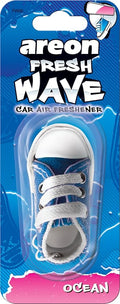 Areon Fresh Wave - Sneaker Hanging Car Air Freshener - Ocean Scent