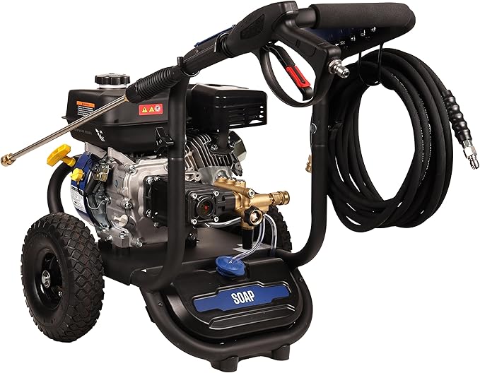 Westinghouse WPX3600 Gas Pressure Washer, 3600 PSI and 2.7 Max GPM, Onboard Soap Tank, Spray Gun and Wand, 5 Nozzle Set, for Cars/Fences/Driveways/Homes/Patios/Furniture
